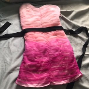 Pink ombré dress